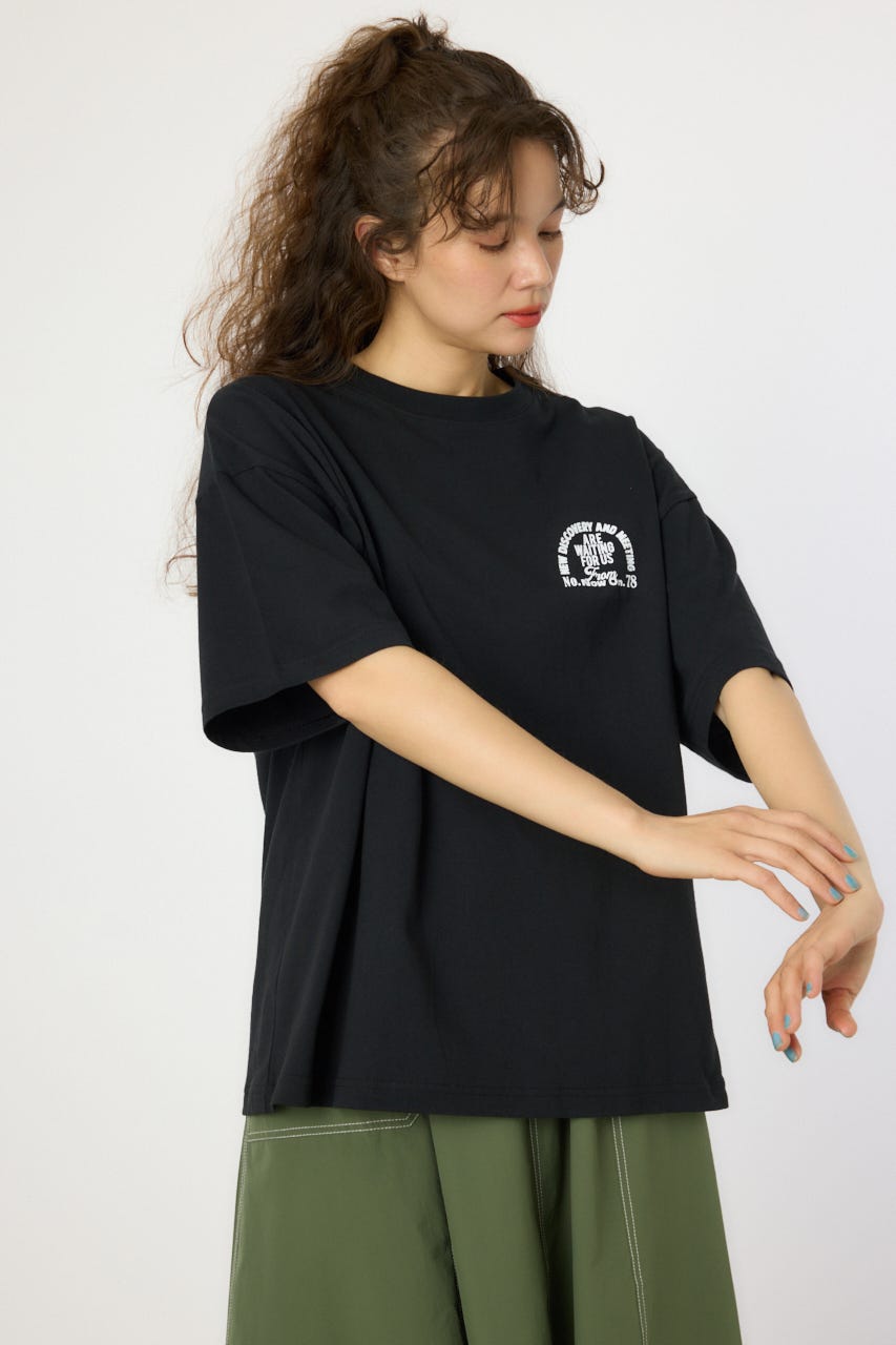 【UNISEX】PATCH CLOTH Tシャツ BLK M