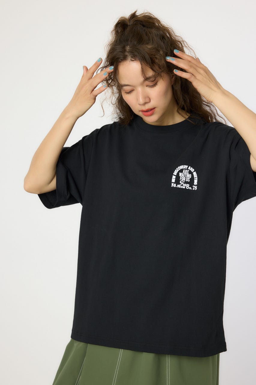 【UNISEX】PATCH CLOTH Tシャツ BLK M