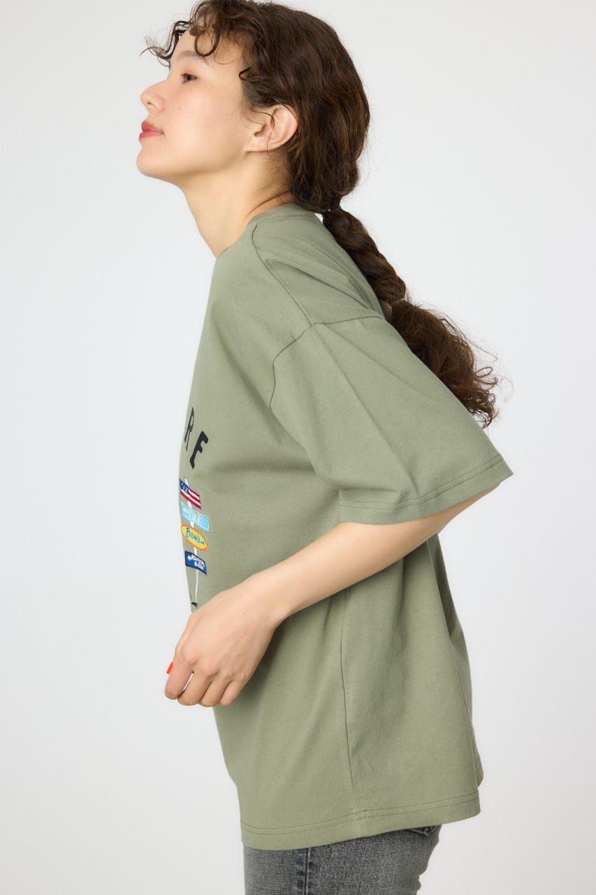 【UNISEX】PATCH CLOTH Tシャツ KHA M