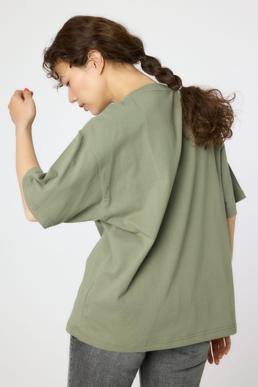 【UNISEX】PATCH CLOTH Tシャツ KHA M