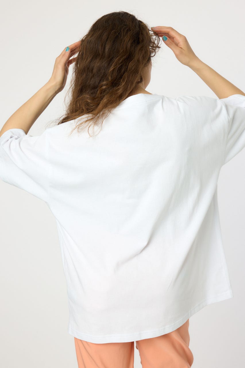 【UNISEX】PATCH CLOTH Tシャツ WHT L
