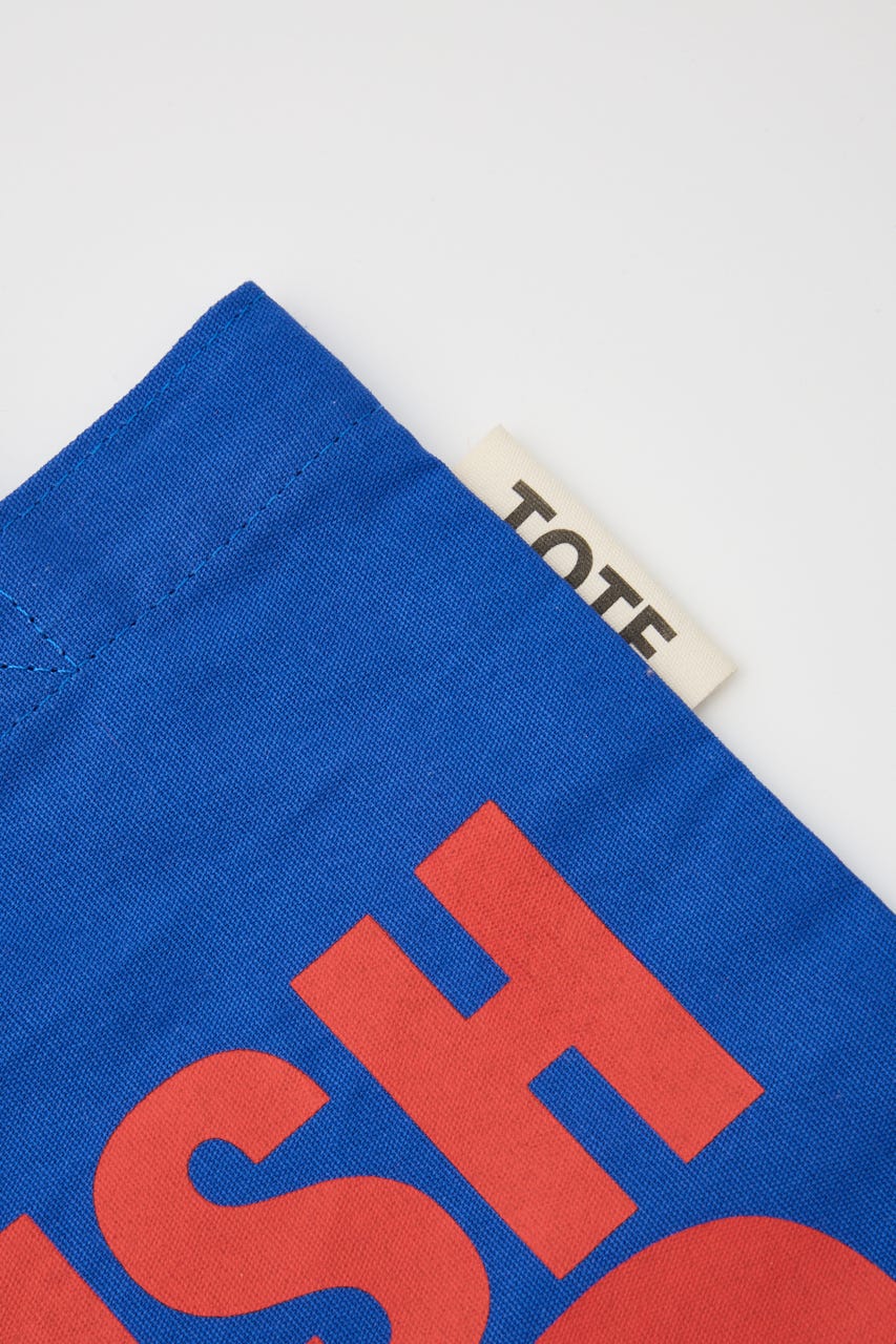 【UNISEX】メッセージトートバッグ BLU FREE