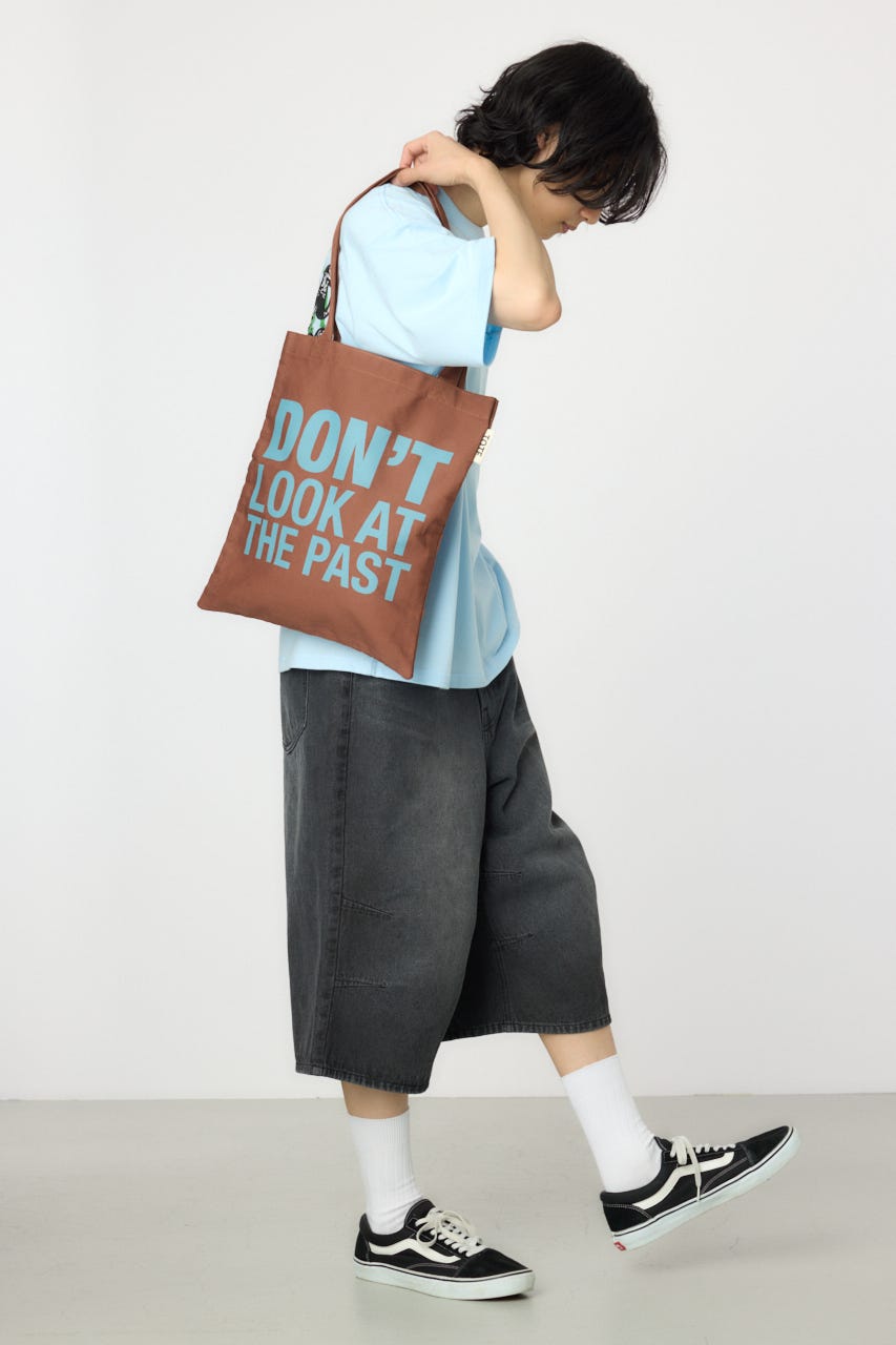 【UNISEX】メッセージトートバッグ BRN FREE