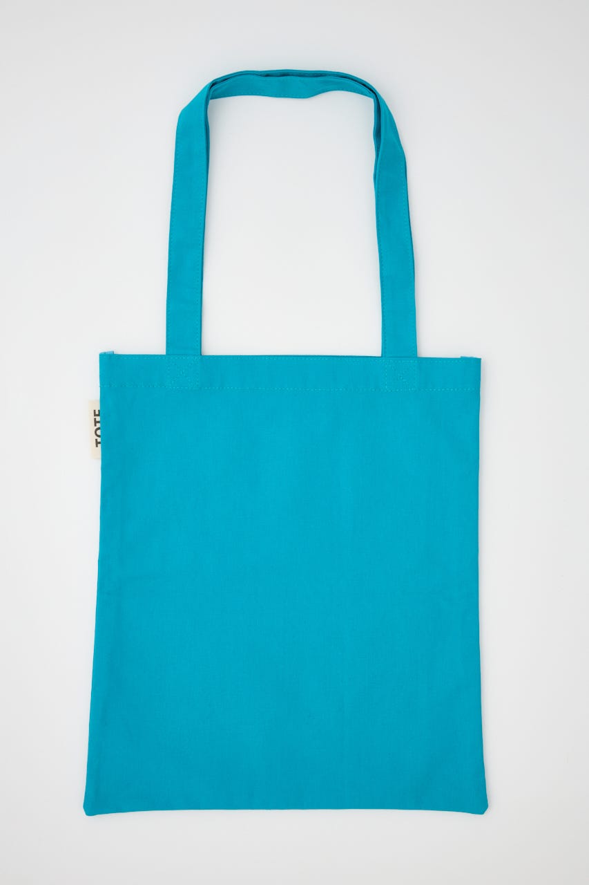 【UNISEX】メッセージトートバッグ L/BLU FREE