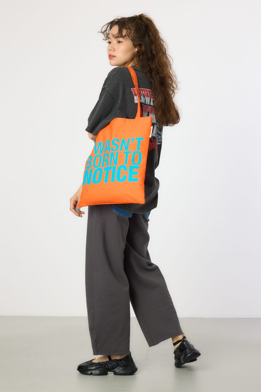 【UNISEX】メッセージトートバッグ ORG FREE