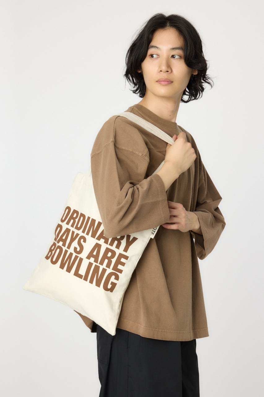 【UNISEX】メッセージトートバッグ O/WHT FREE