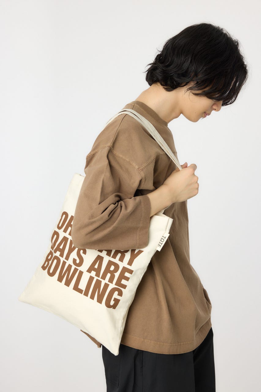 【UNISEX】メッセージトートバッグ O/WHT FREE