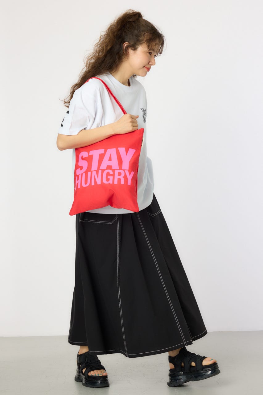 【UNISEX】メッセージトートバッグ RED FREE
