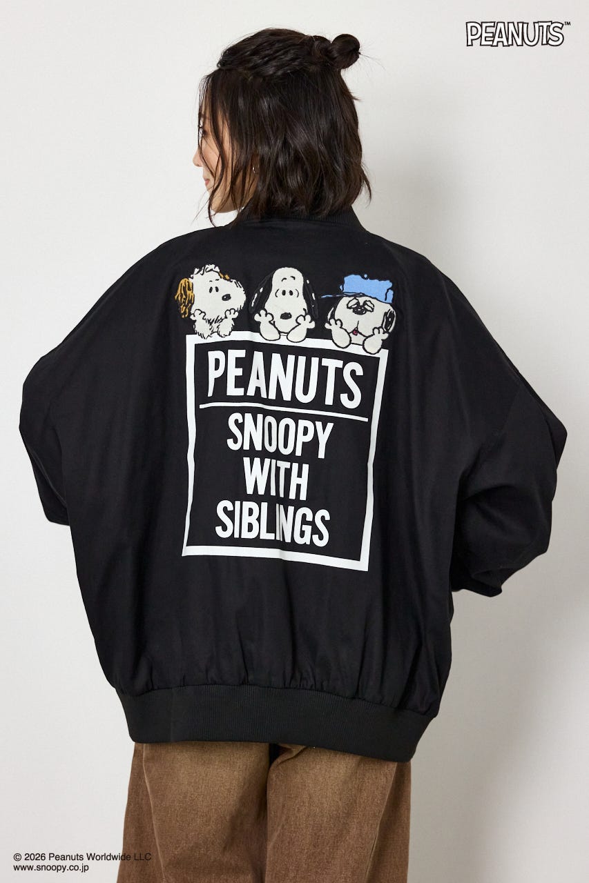 【UNISEX】(PEANUTS)ビックブルゾン