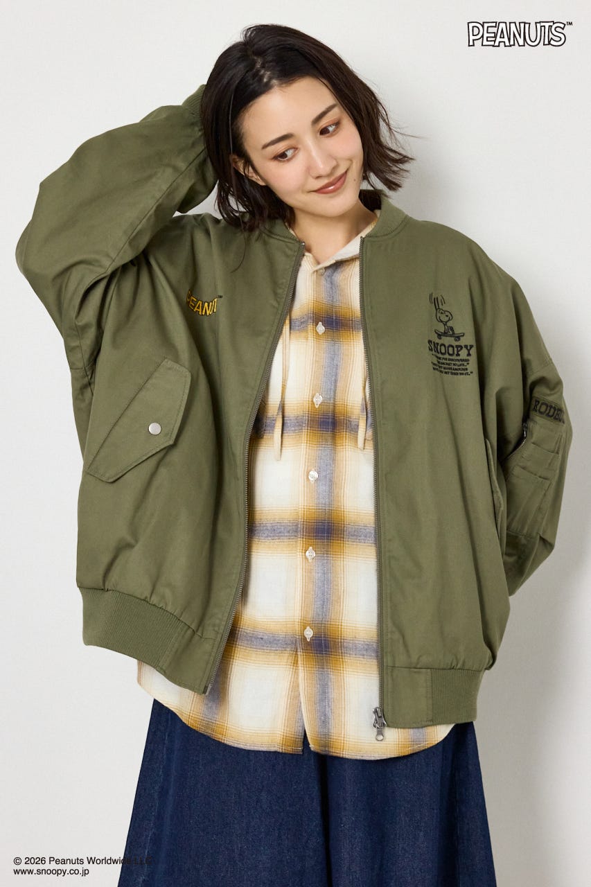 【UNISEX】(PEANUTS)ビックブルゾン