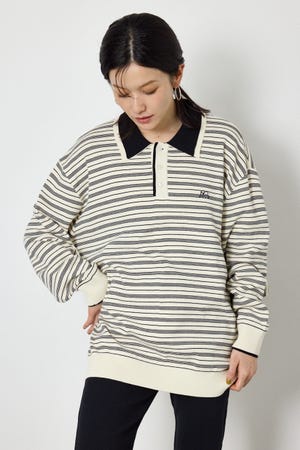 (UNISEX)【AW先行予約アイテム】SHAREニットポロシャツ