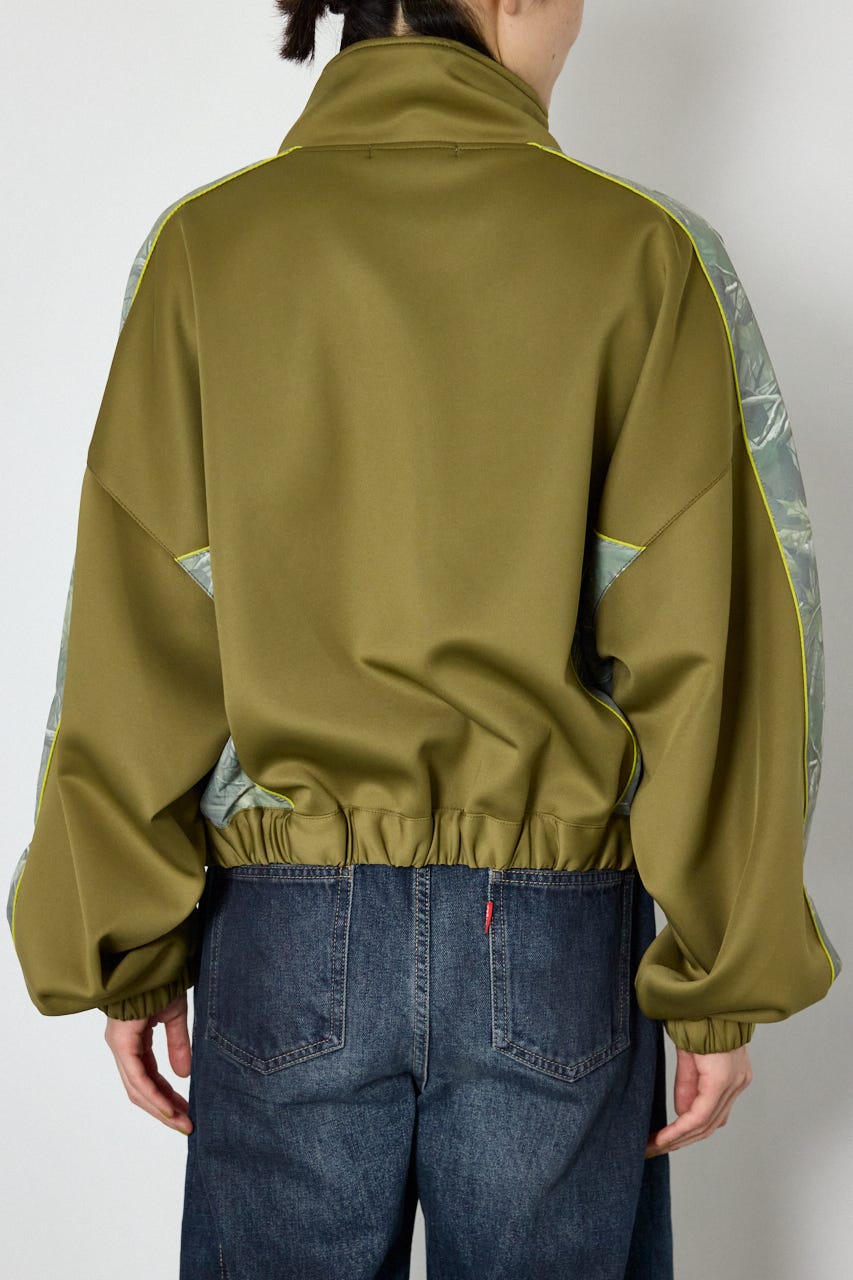 【UNISEX】サイドパターンドッキングブルゾン 柄KHA L