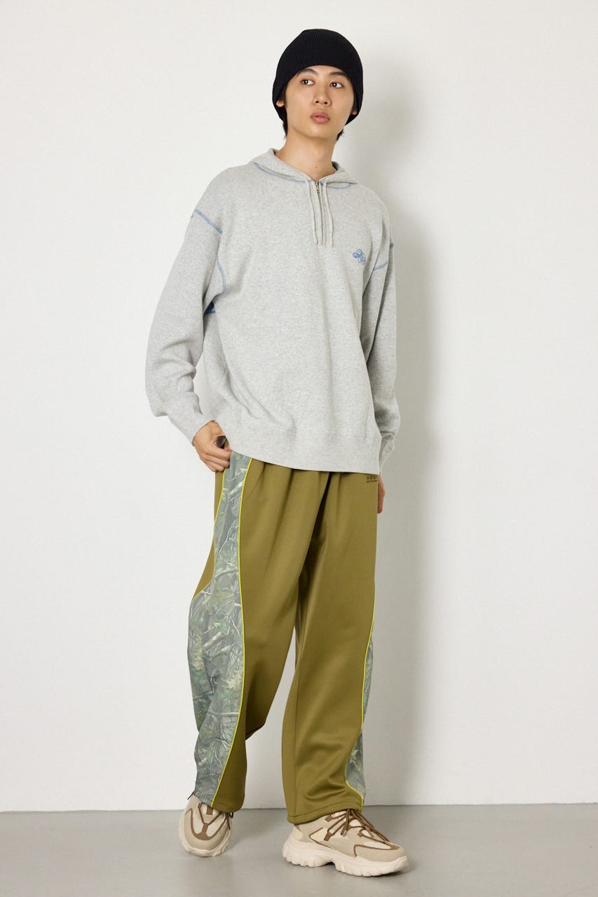 【UNISEX】サイドパターンドッキングパンツ 柄KHA M