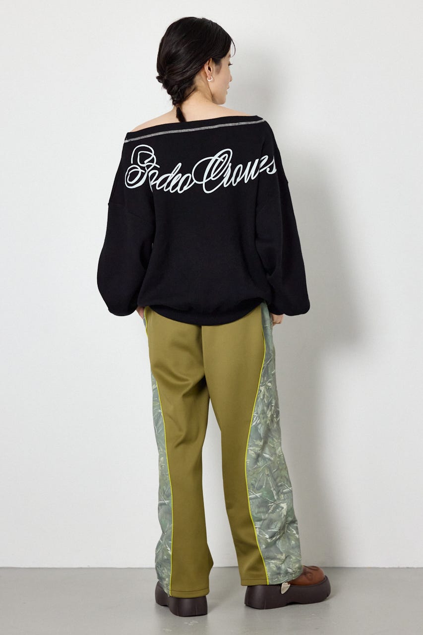 【UNISEX】サイドパターンドッキングパンツ 柄KHA M