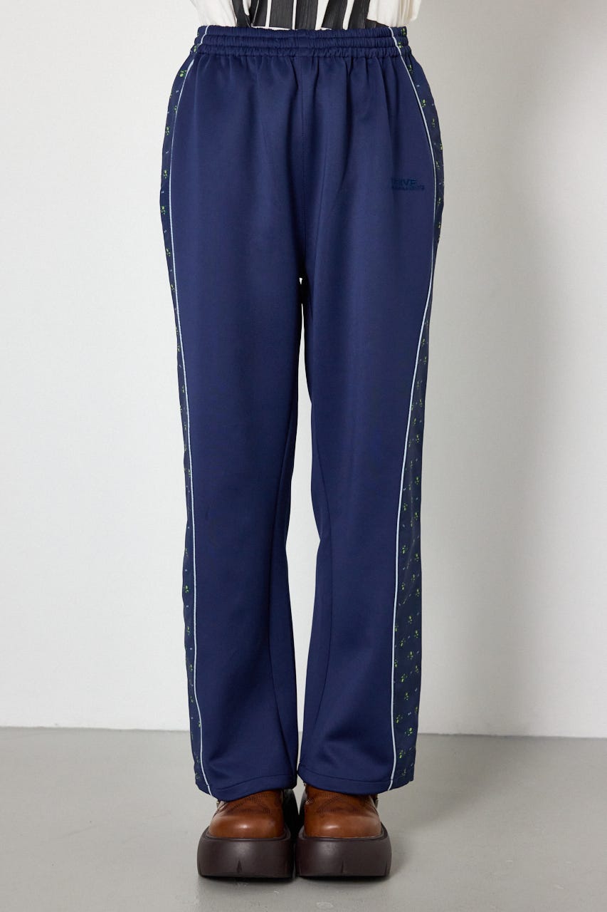 【UNISEX】サイドパターンドッキングパンツ 柄NVY M