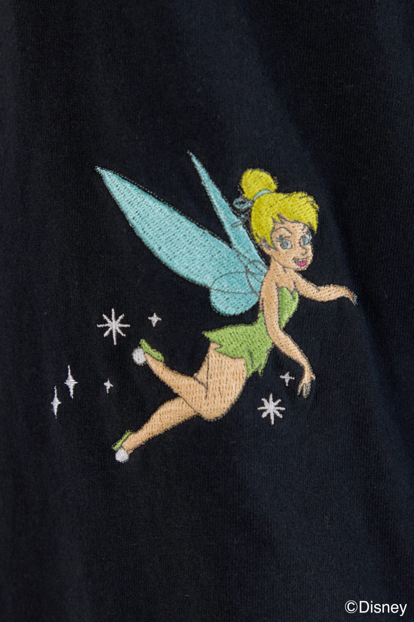 【UNISEX】(Disney)ロングスリーブトップス BLK L