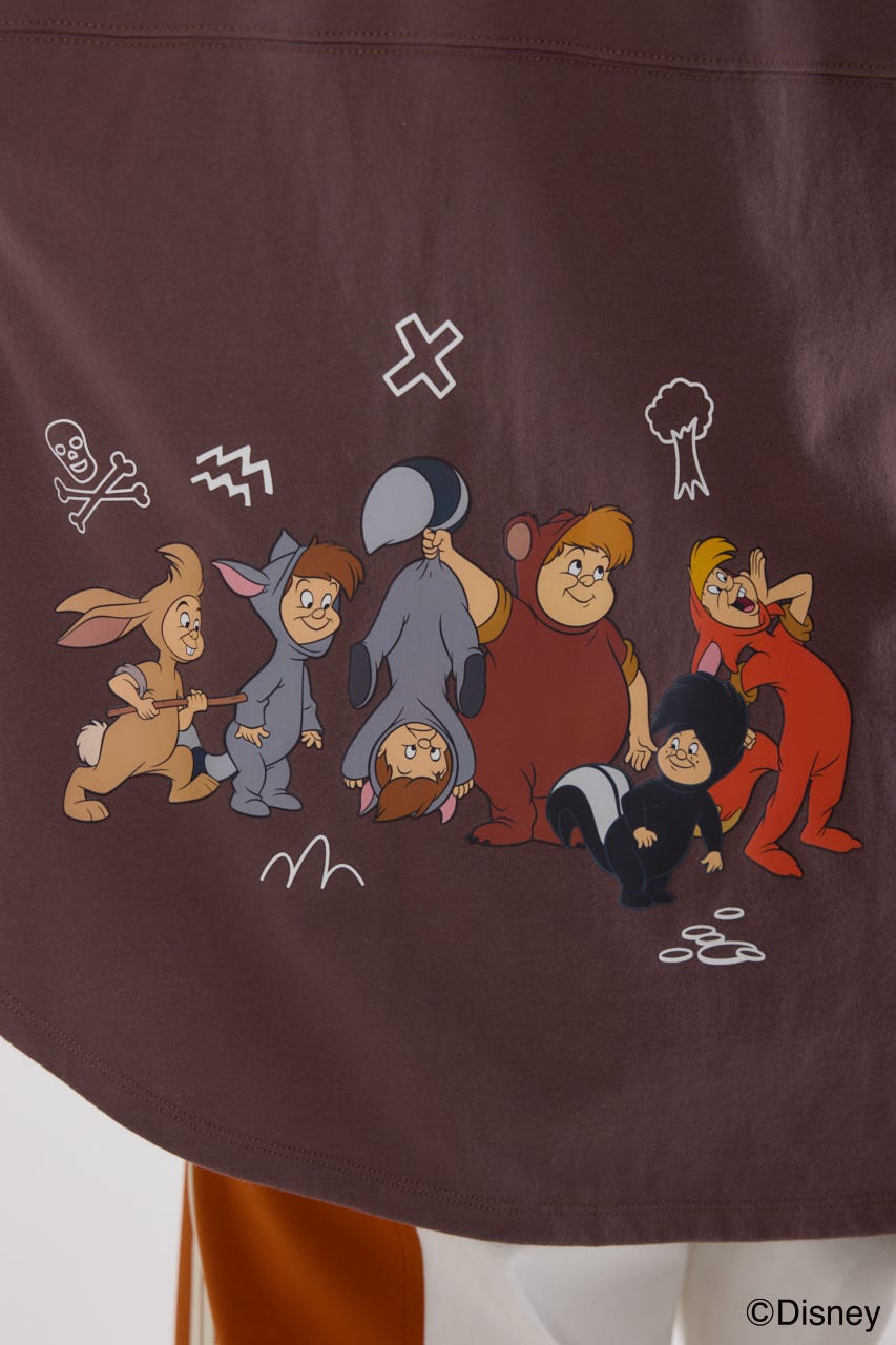 【UNISEX】(Disney)ロングスリーブトップス BRN L