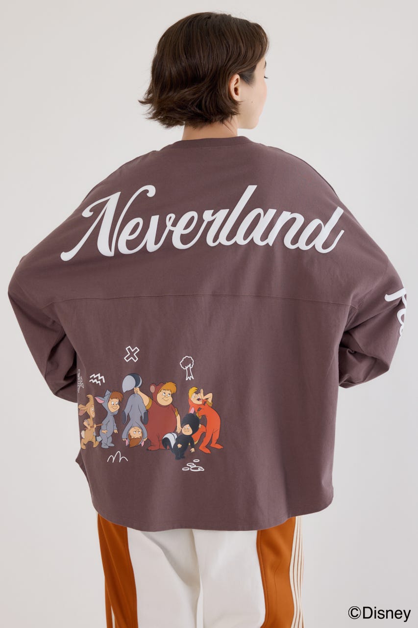 【UNISEX】(Disney)ロングスリーブトップス BRN L
