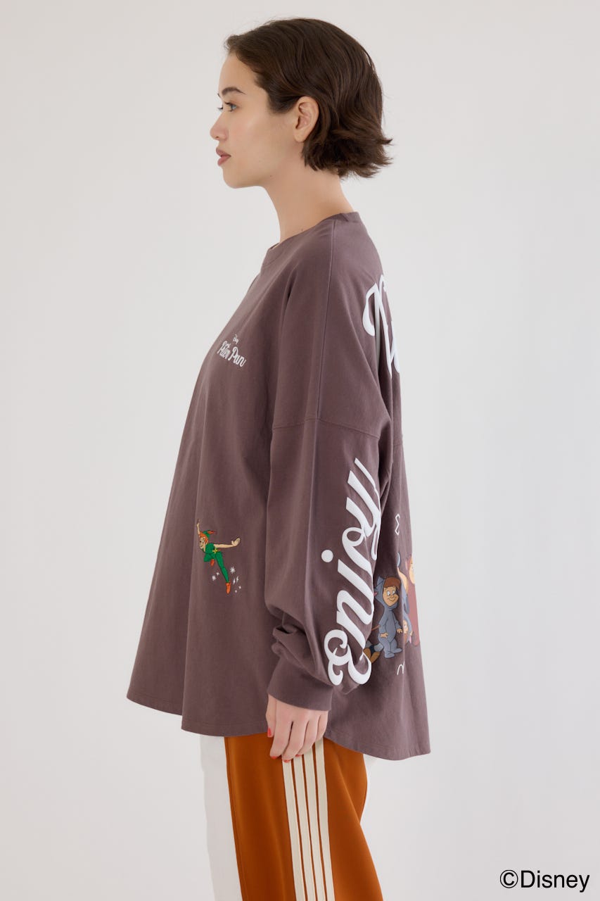【UNISEX】(Disney)ロングスリーブトップス BRN L