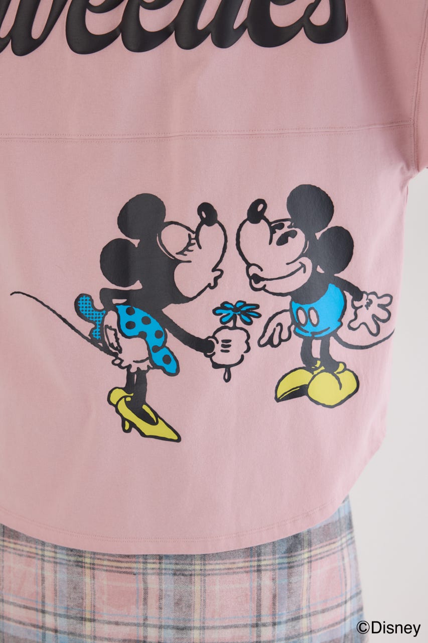 【UNISEX】(Disney)ロングスリーブトップス L/PNK M