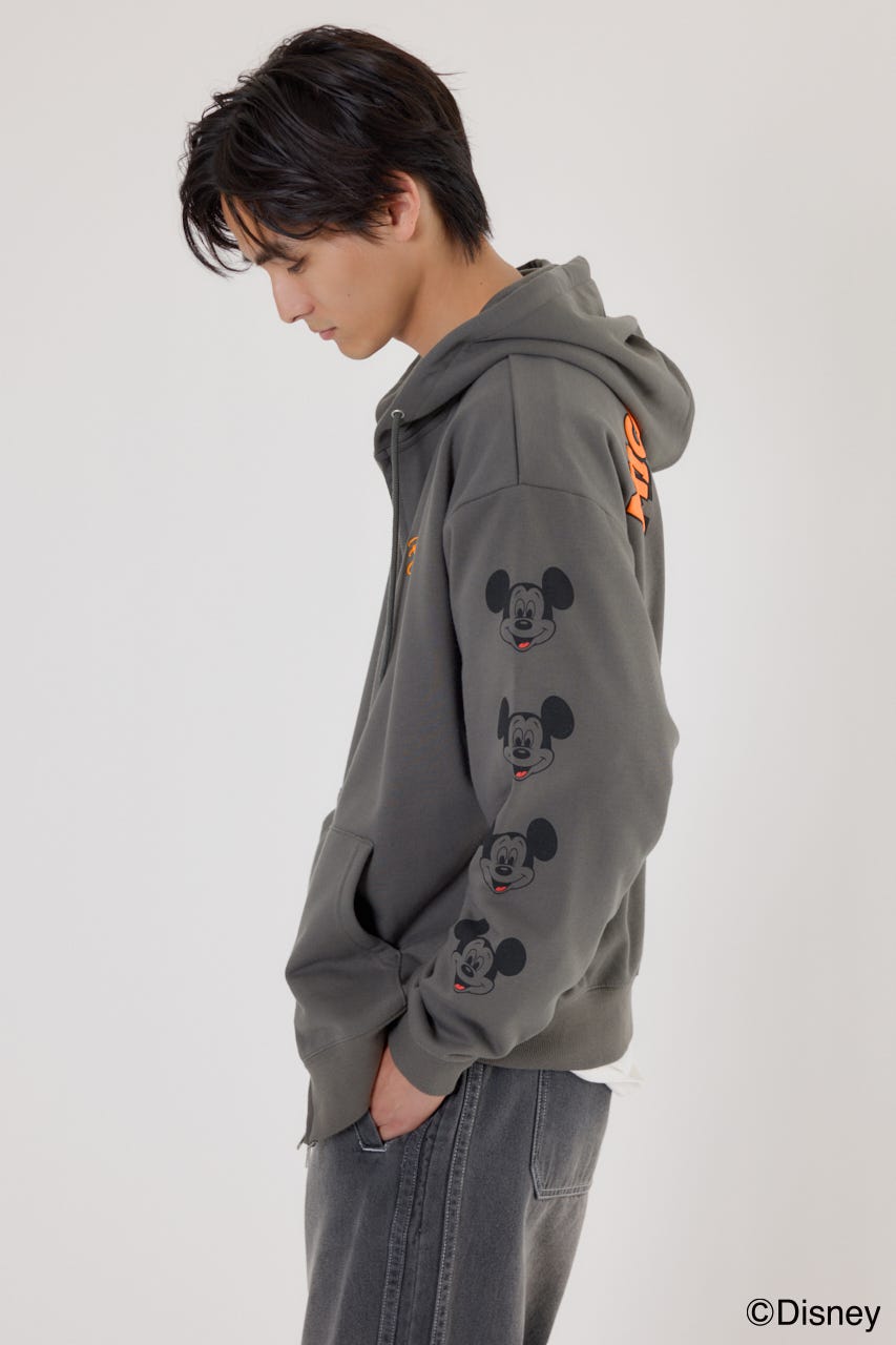 【UNISEX】(Disney)ZIPパーカー C.GRY FREE