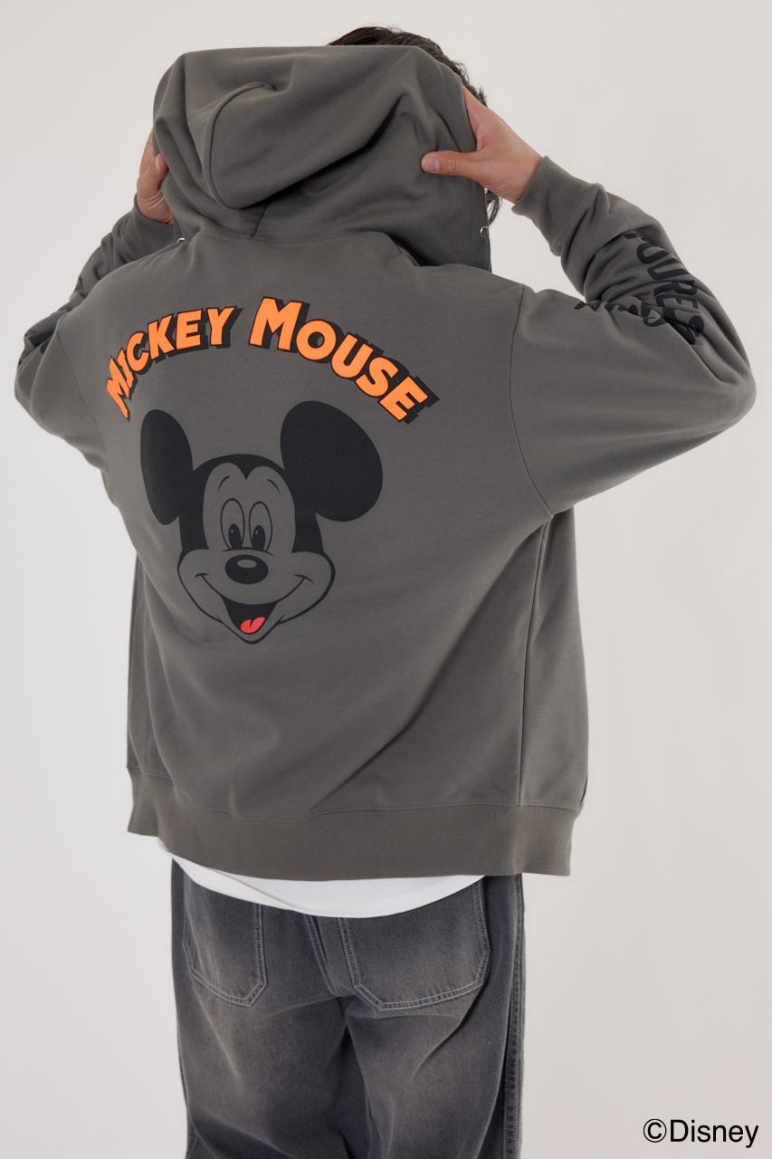 【UNISEX】(Disney)ZIPパーカー C.GRY FREE