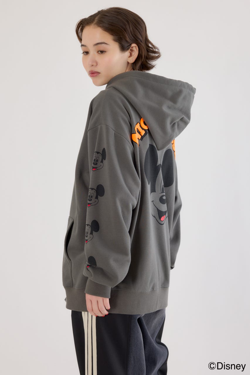 【UNISEX】(Disney)ZIPパーカー C.GRY FREE