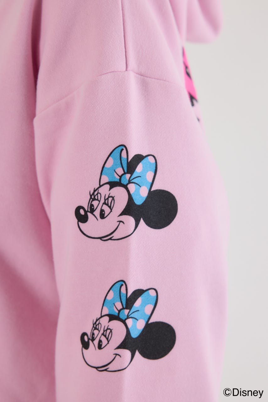 【UNISEX】(Disney)ZIPパーカー L/PNK FREE