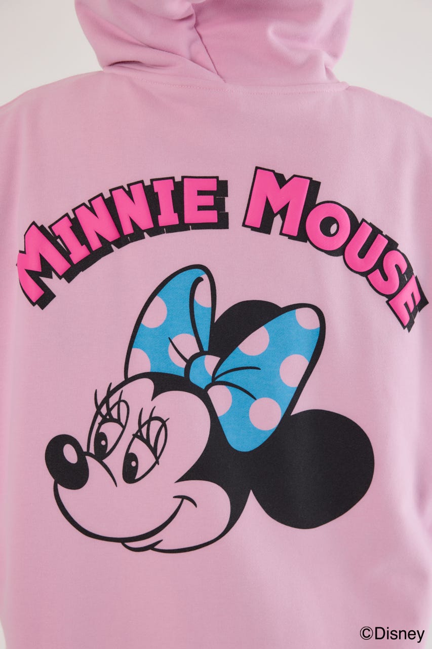 【UNISEX】(Disney)ZIPパーカー L/PNK FREE