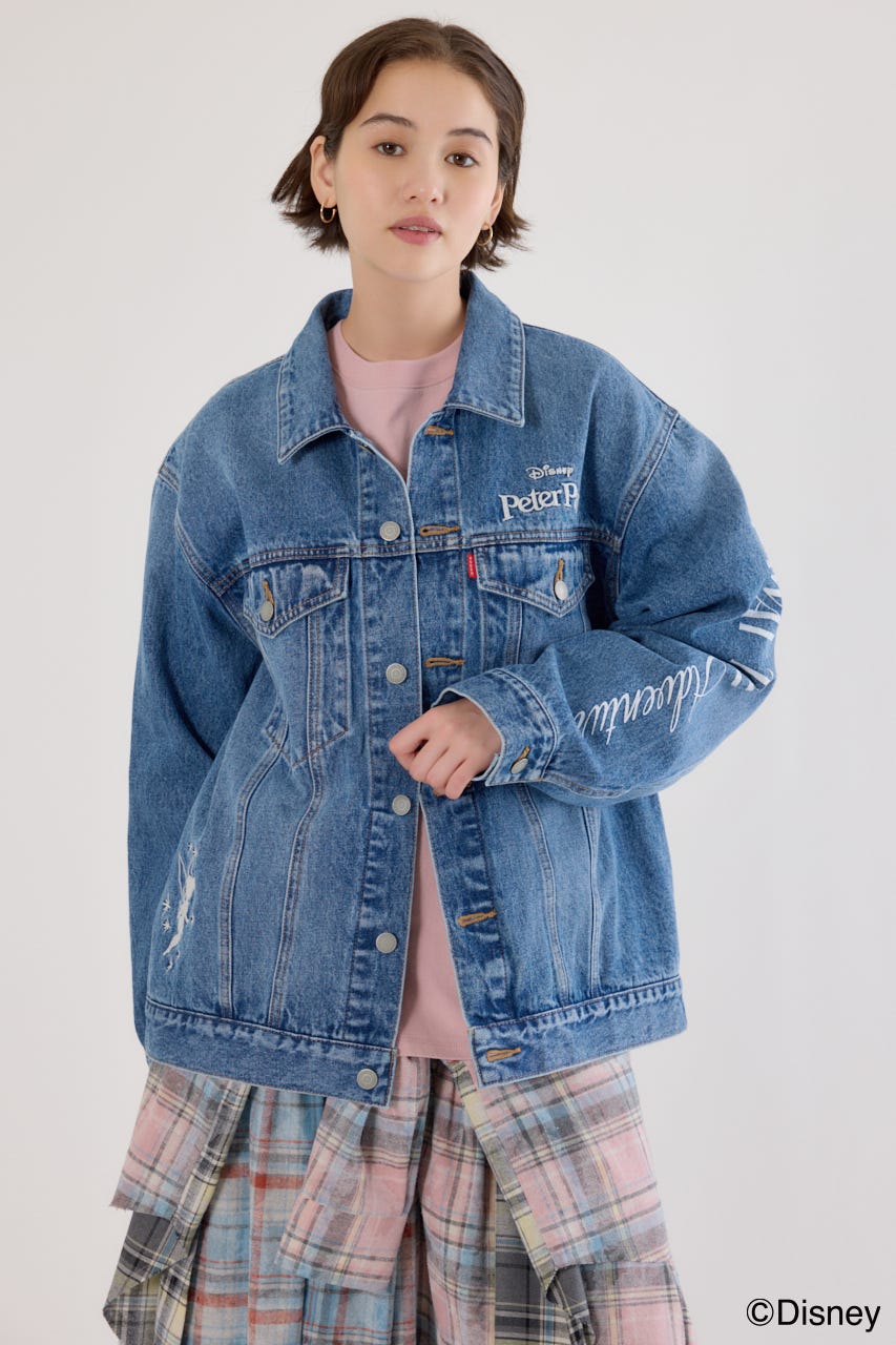 【UNISEX】(Peter Pan) DENIMジャケット BLU FREE