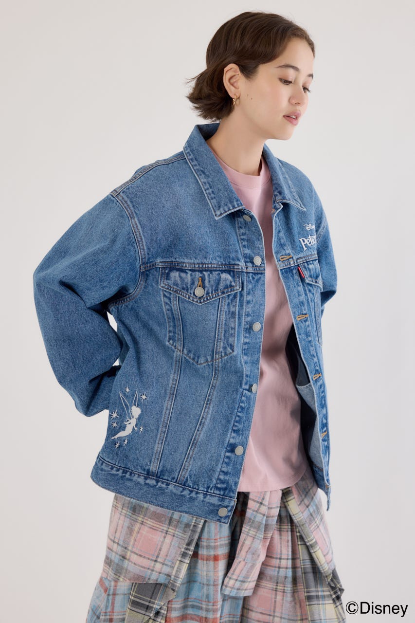 【UNISEX】(Peter Pan) DENIMジャケット BLU FREE