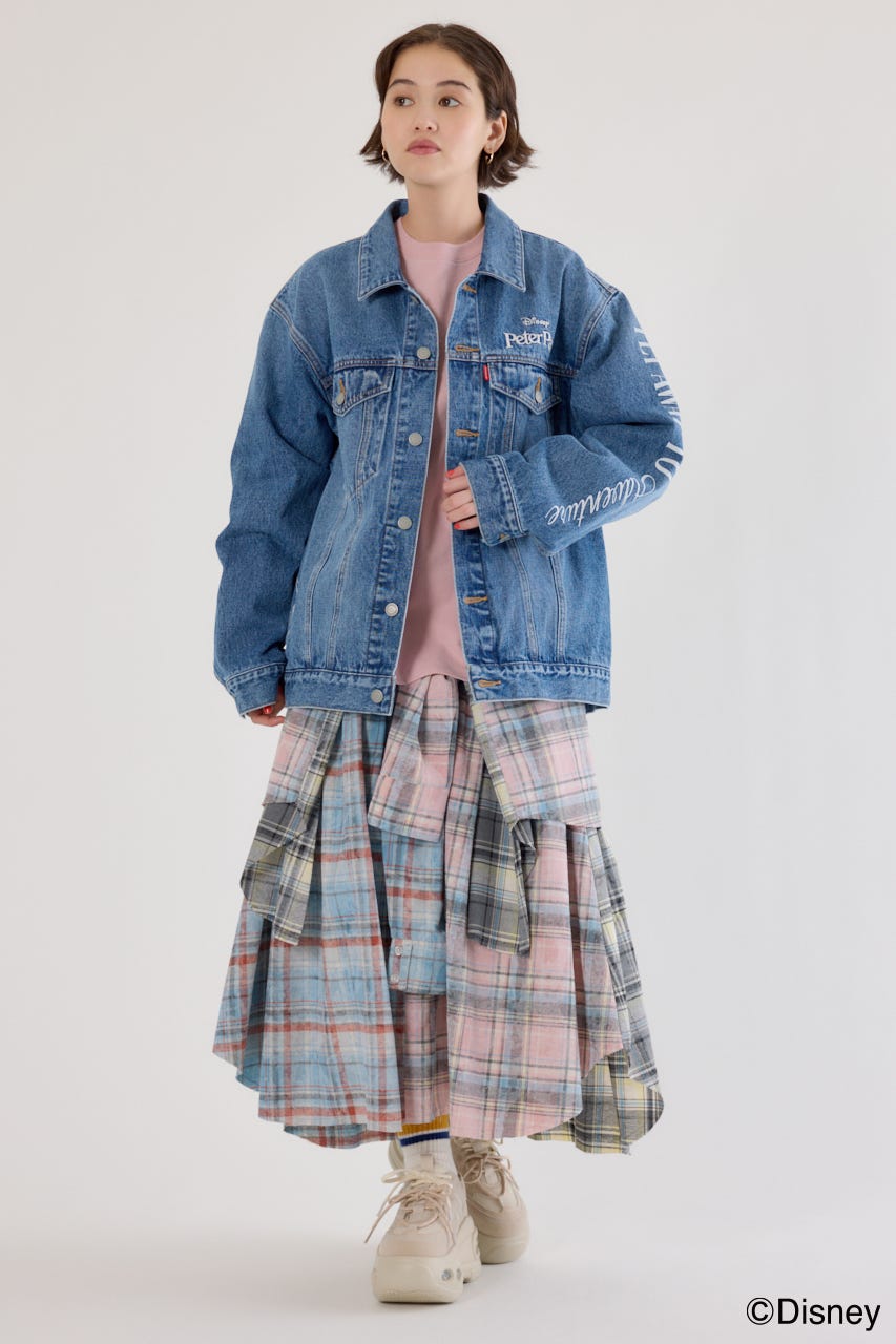 【UNISEX】(Peter Pan) DENIMジャケット BLU FREE