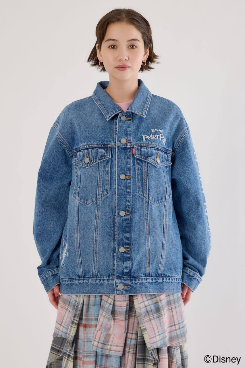【UNISEX】(Peter Pan) DENIMジャケット BLU FREE