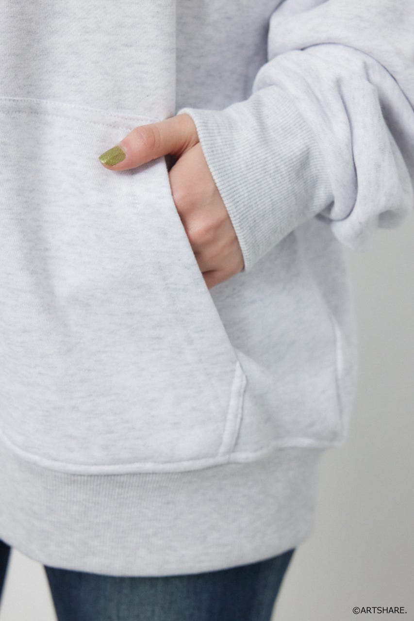 【UNISEX】(wiggle wiggle)ZIPパーカー L/T.GRY FREE