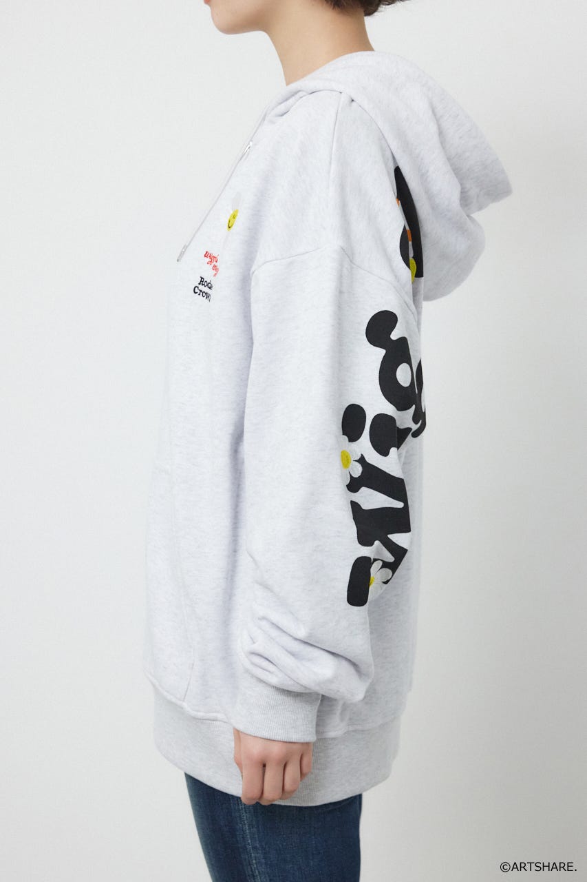 【UNISEX】(wiggle wiggle)ZIPパーカー L/T.GRY FREE