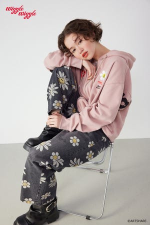 【UNISEX】(wiggle wiggle)パターンDENIMパンツ