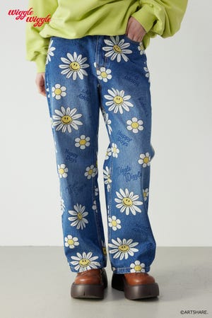 【UNISEX】(wiggle wiggle)パターンDENIMパンツ