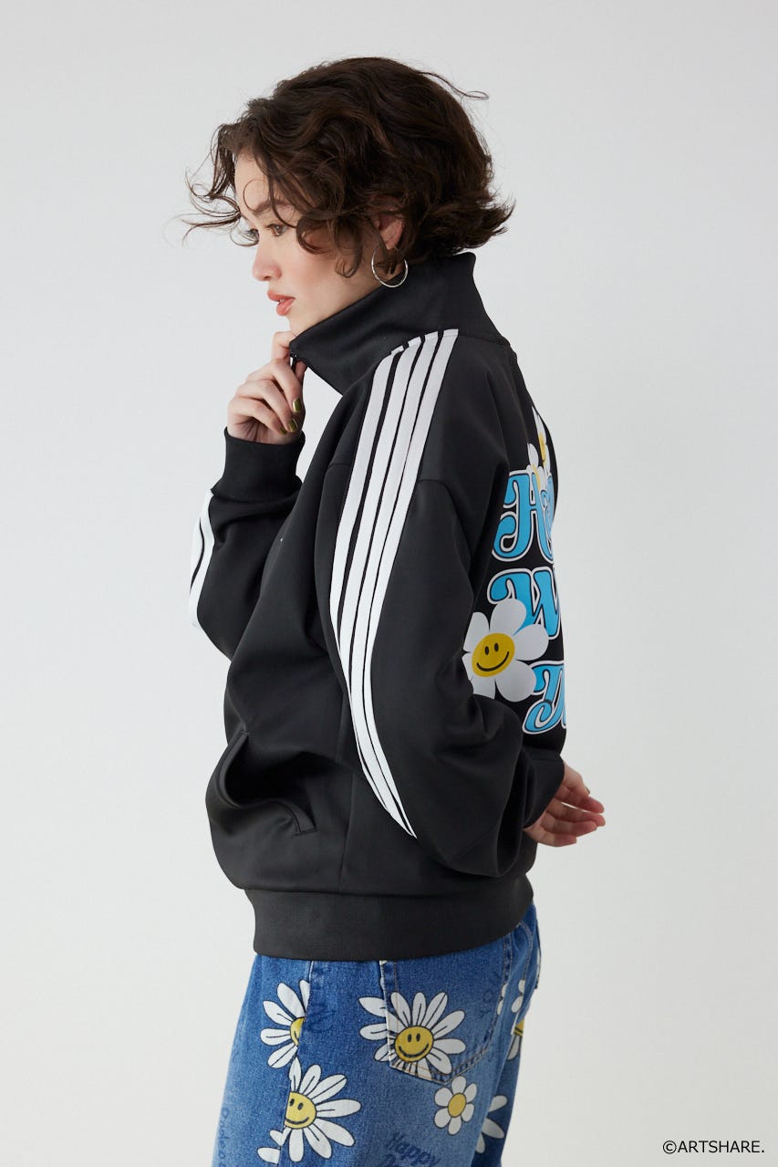 【UNISEX】(wiggle wiggle)トラックジャケット BLK M