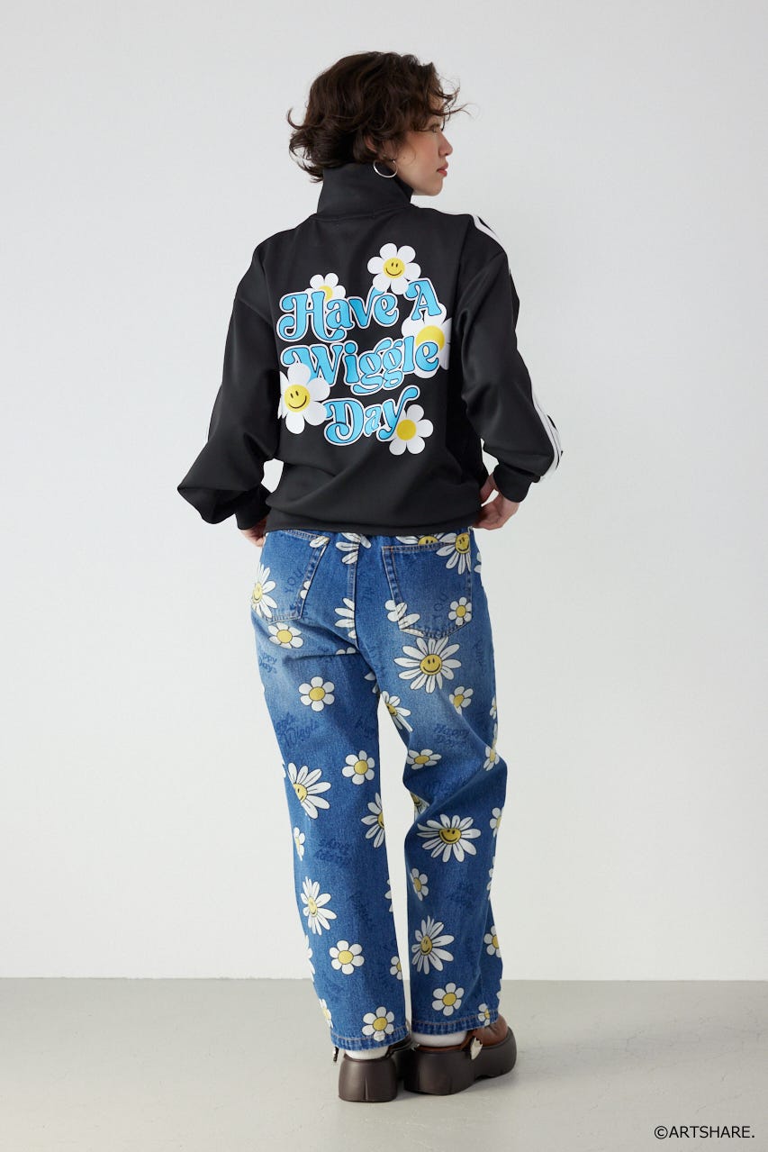 【UNISEX】(wiggle wiggle)トラックジャケット BLK M