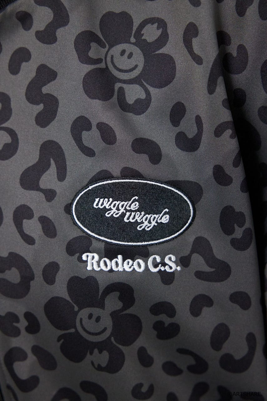 【UNISEX】(wiggle wiggle)トラックジャケット 柄GRY M