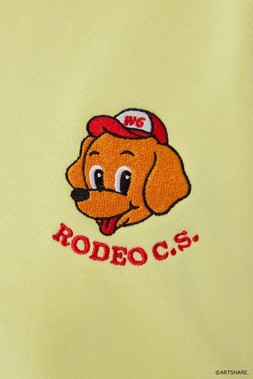 【UNISEX】(wiggle wiggle)モチーフスウェットトップス YEL FREE