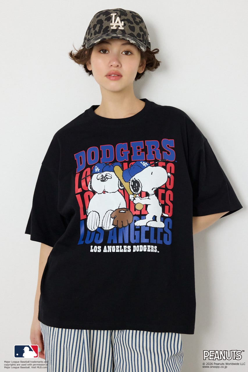 (MLBxPEANUTS)Tシャツ BLK L