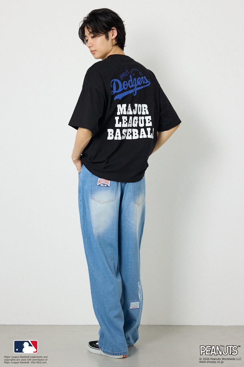 (MLBxPEANUTS)Tシャツ BLK L