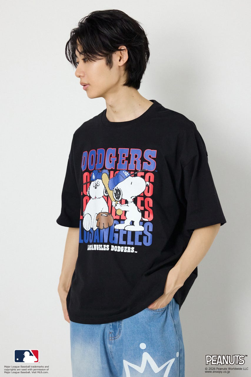 (MLBxPEANUTS)Tシャツ BLK L
