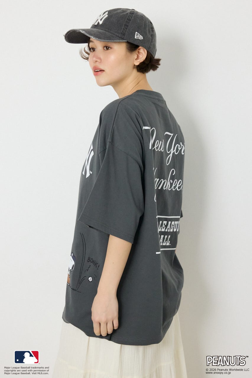 (MLBxPEANUTS)Tシャツ C.GRY L