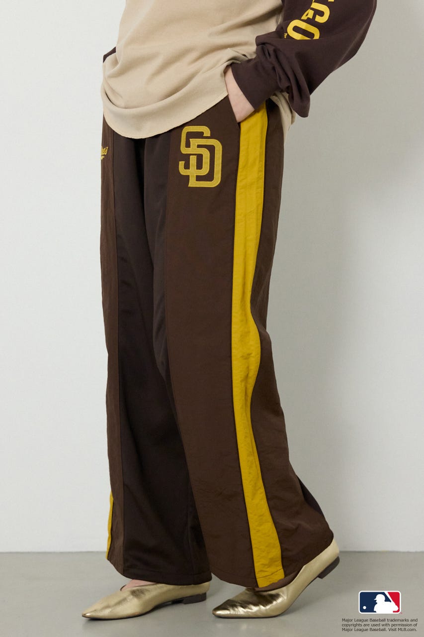 (MLB)ドッキングトラックパンツ BRN L