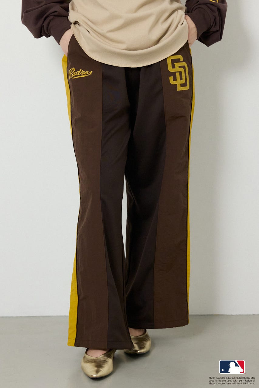 (MLB)ドッキングトラックパンツ BRN L