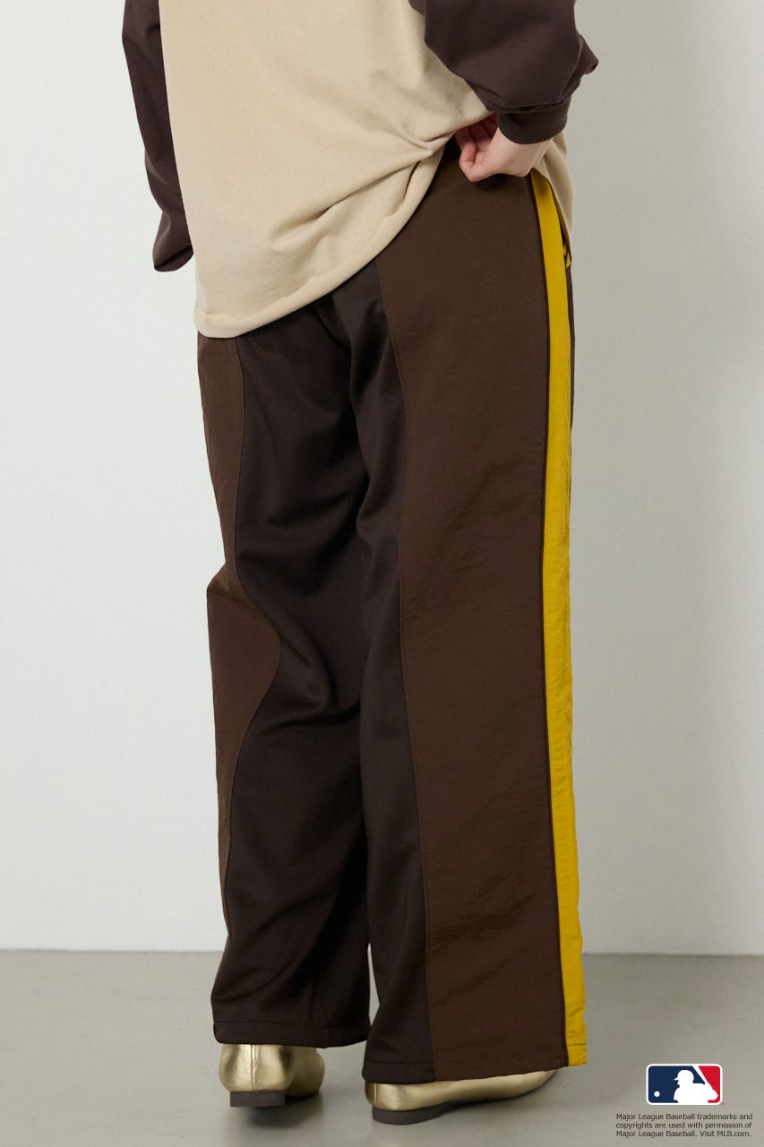 (MLB)ドッキングトラックパンツ BRN L