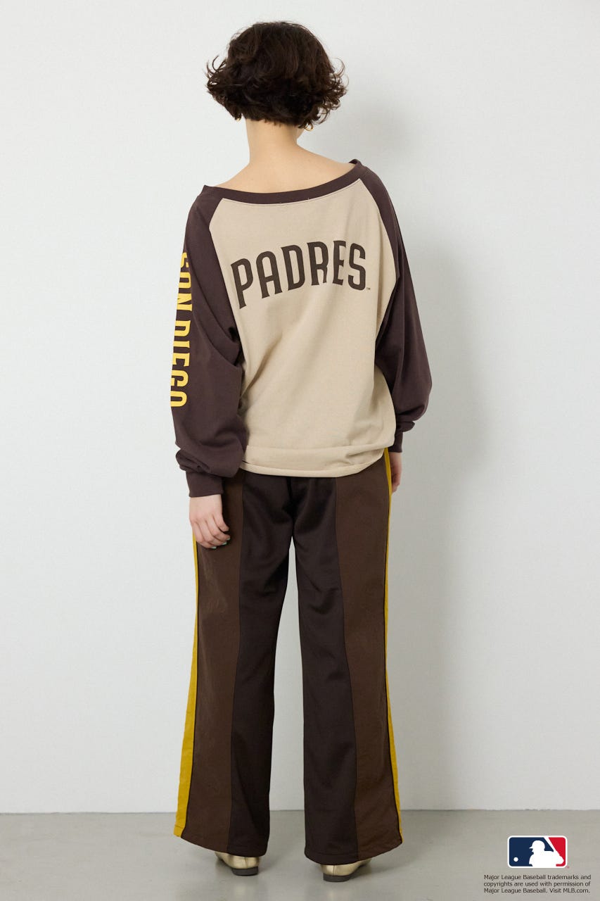 (MLB)ドッキングトラックパンツ BRN L