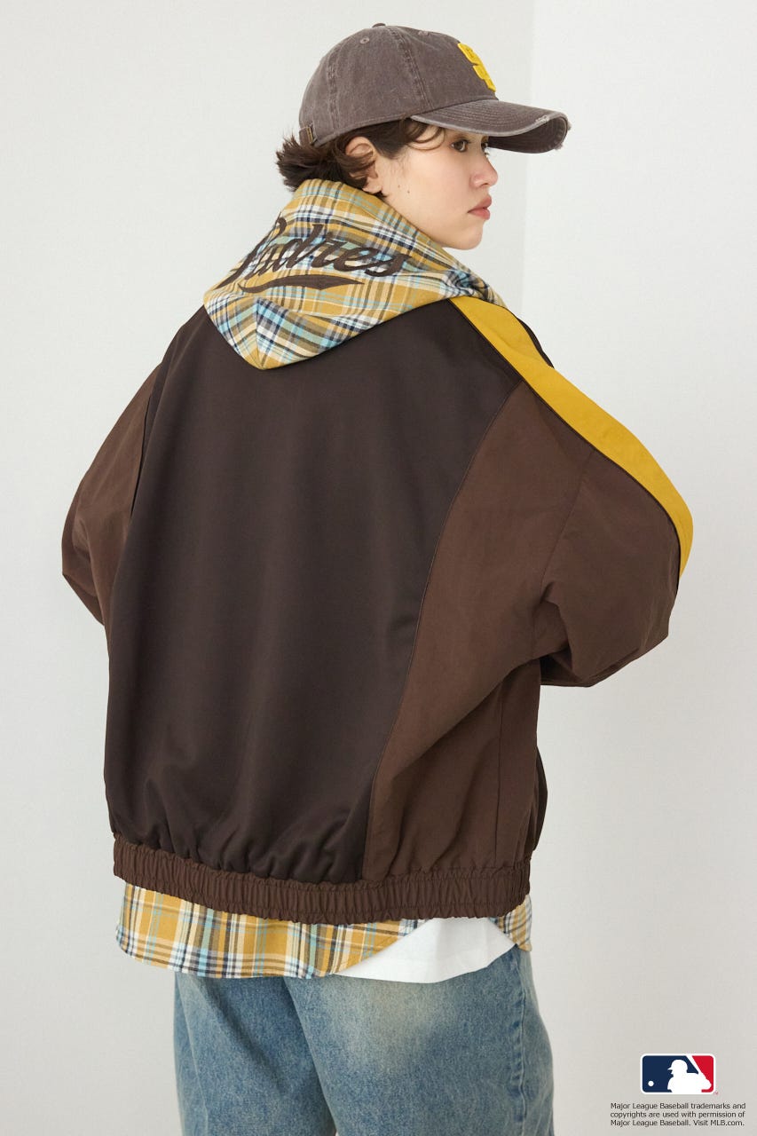 (MLB)ドッキングトラックジャケット BRN FREE
